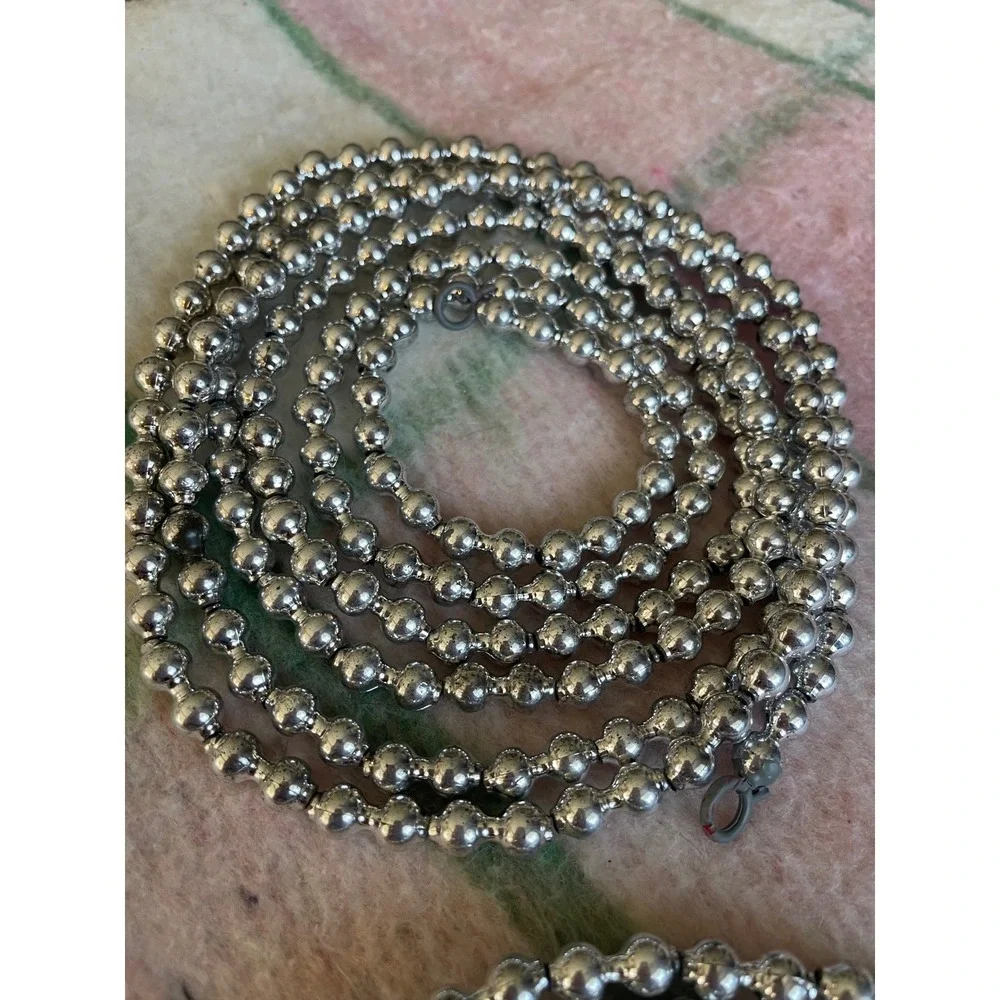 VINTAGE Kurt Adler Double Bead CHRISTMAS TREE GARLAND 192